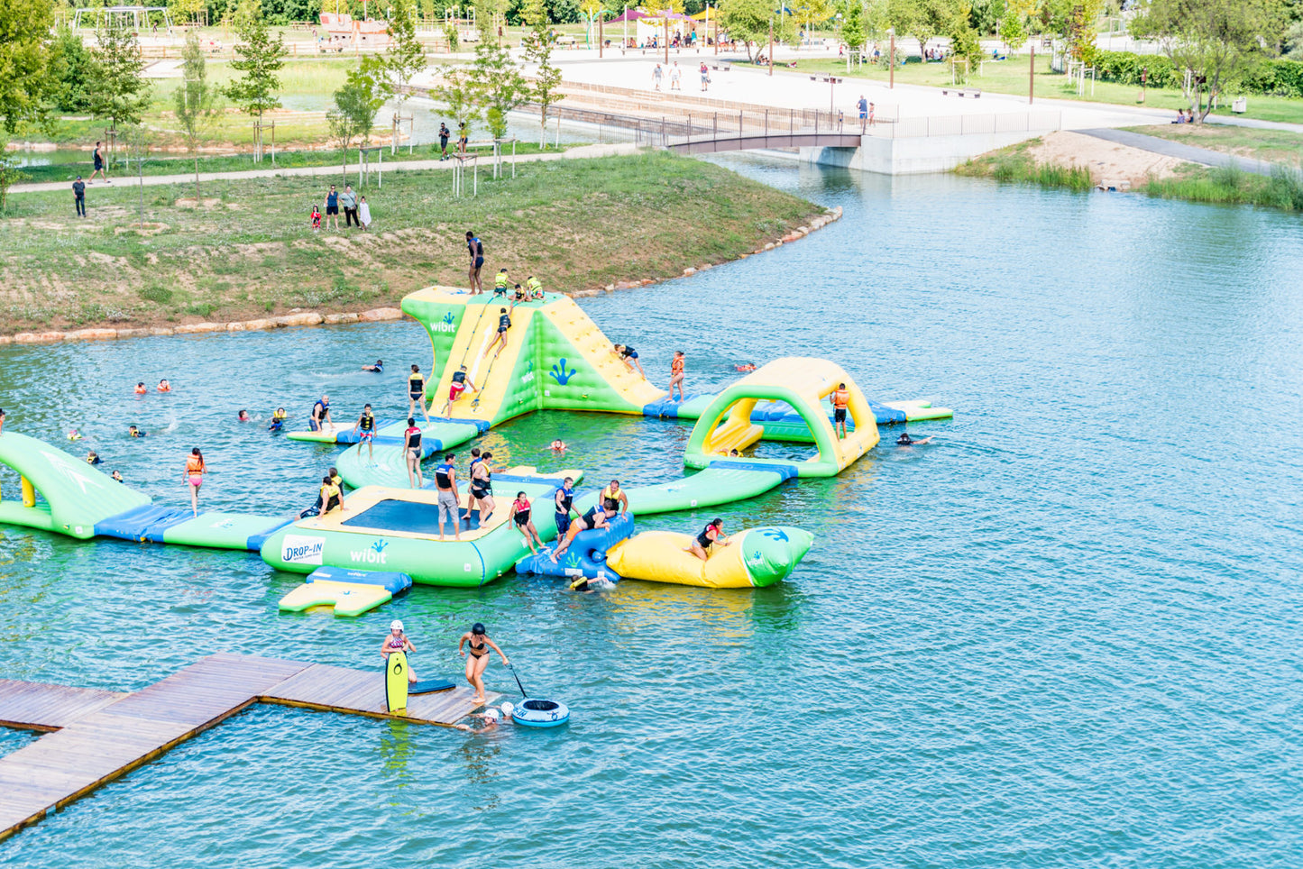 Drop-in Water Jump Park